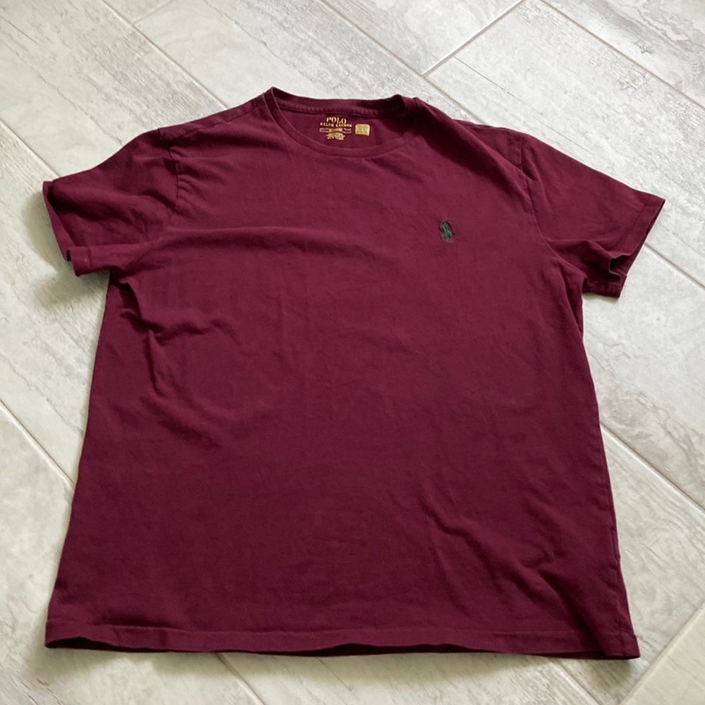Ralph Lauren Polo maroon t-shirt